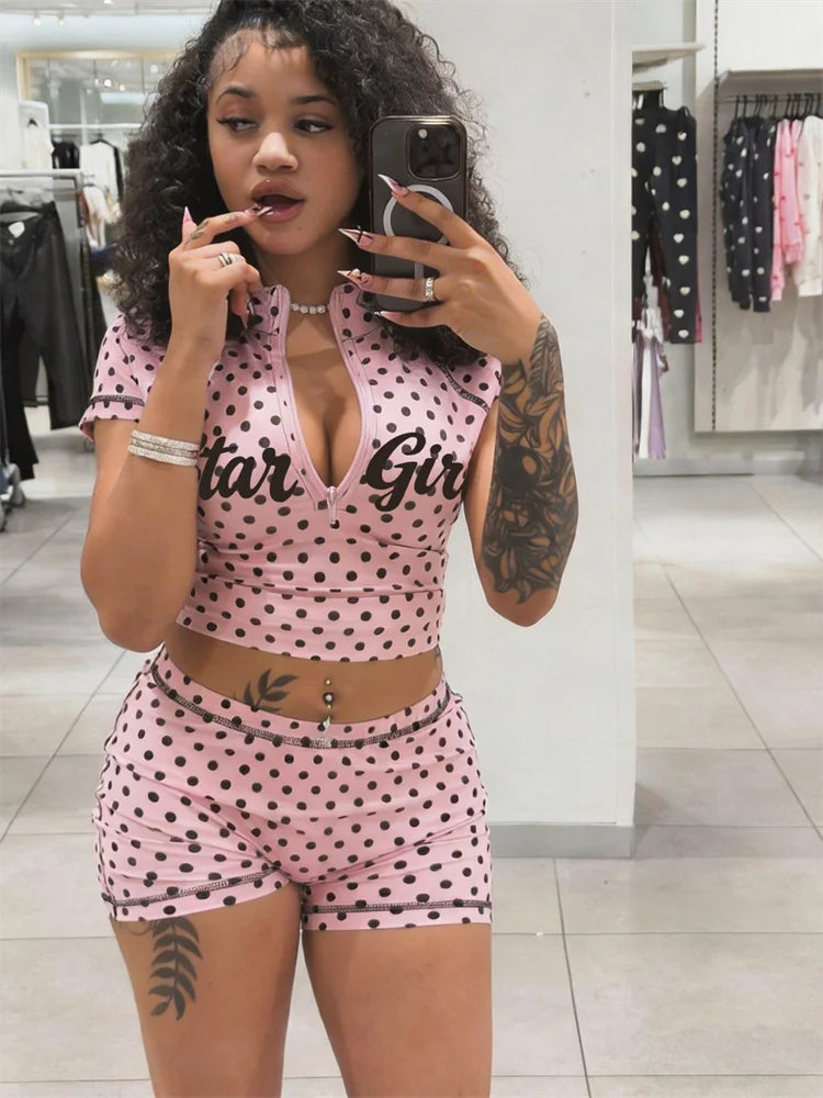 Polka party - Two peice set