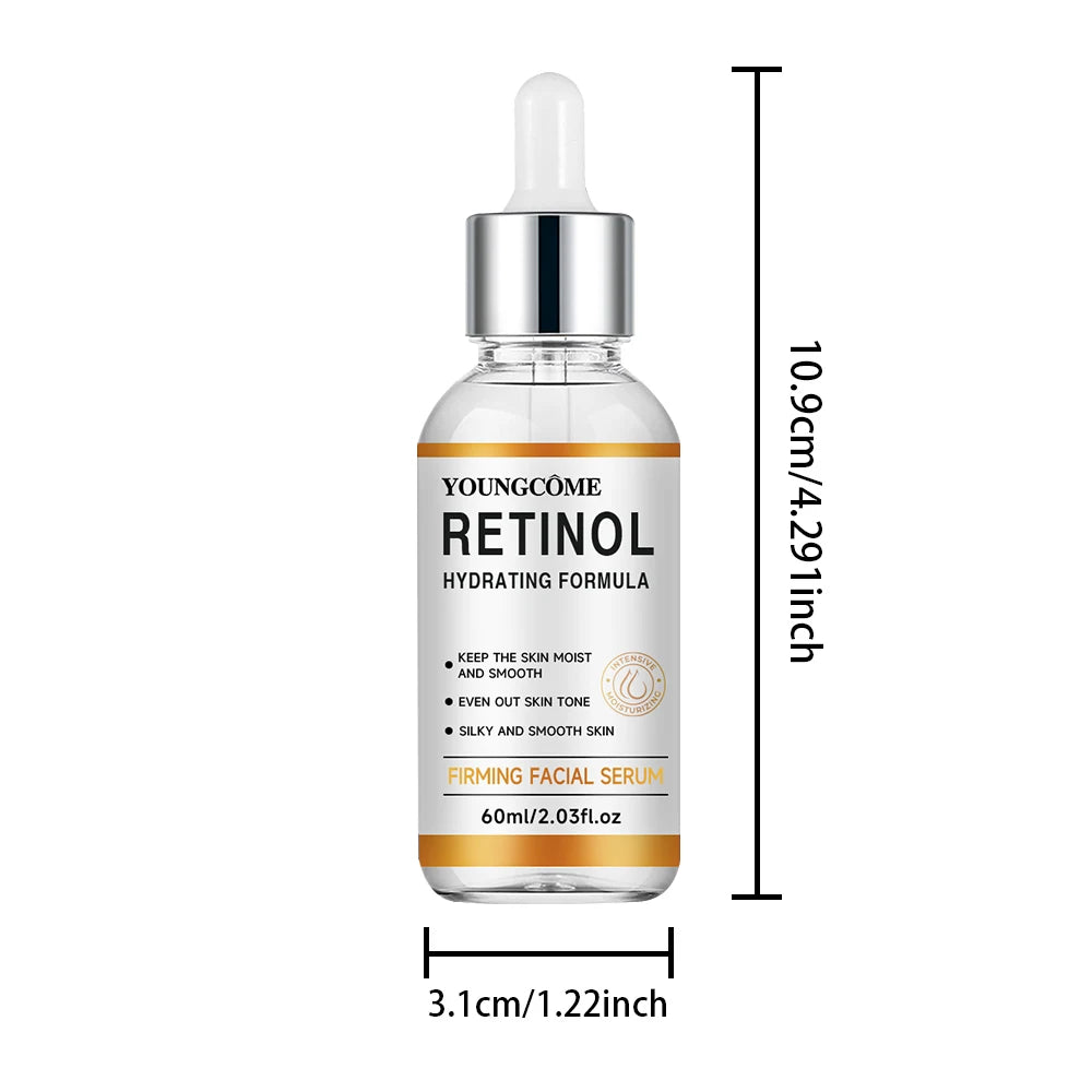 Retinol Anti Aging Removal Wrinkle Serum Firm Lift Fade Fine Lines Moisturizing Face Essence Skin Care Brighten Repair Cosmetic