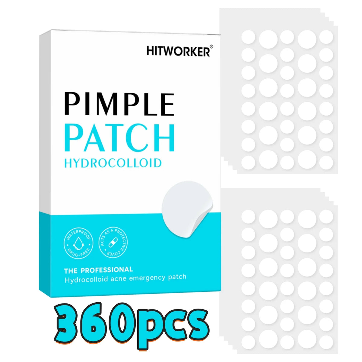 144/360/720pcs Hydrocolloid Acne Pimple Patches
