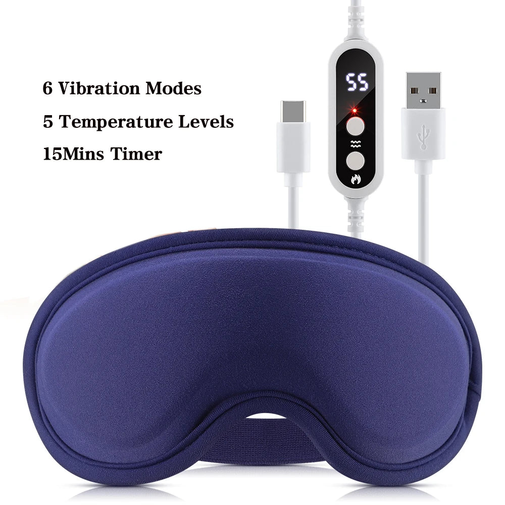 Soft USB Heated Eye Mask –Cozy Warm Compress