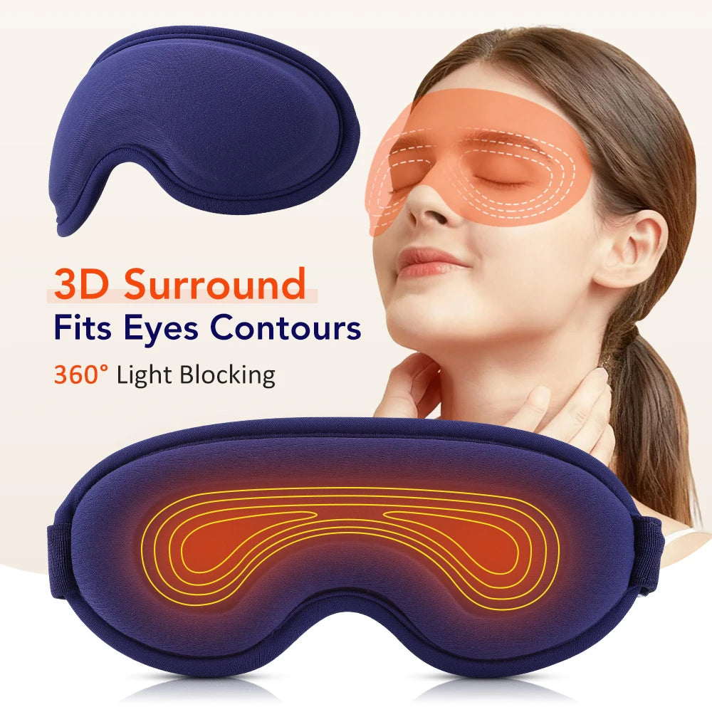 Soft USB Heated Eye Mask –Cozy Warm Compress