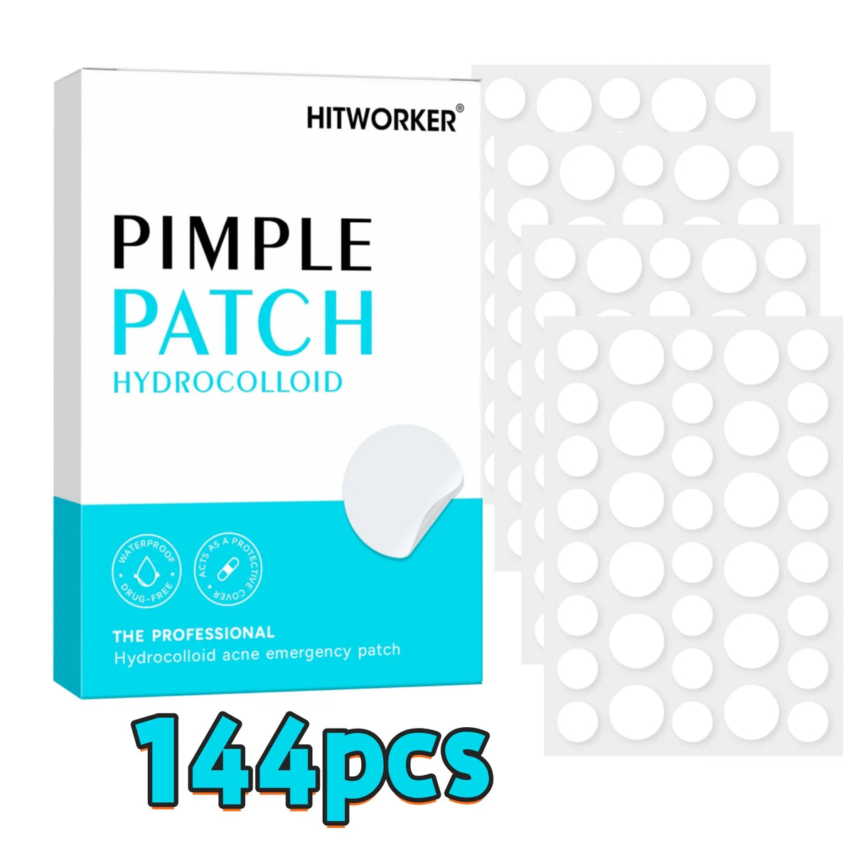144/360/720pcs Hydrocolloid Acne Pimple Patches