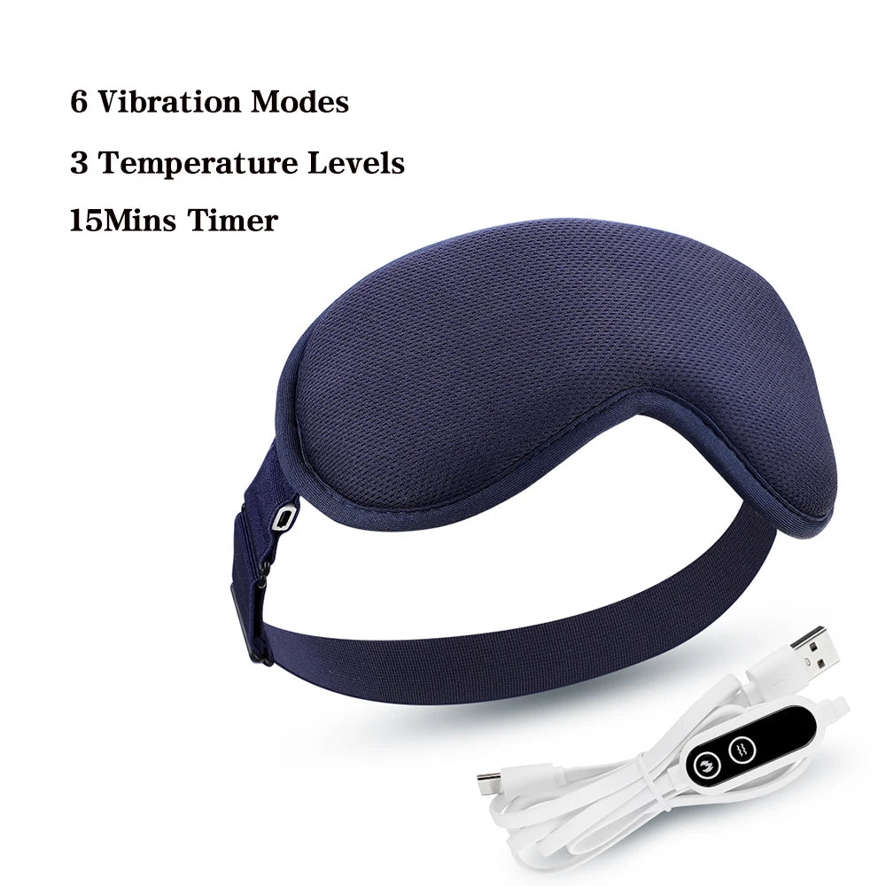Soft USB Heated Eye Mask –Cozy Warm Compress