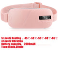 Electric Waist Massage Period Cramp Massager Vibrating Heating Belt for Menstrual Waist Stomach Abdominal Warm Palace Belt