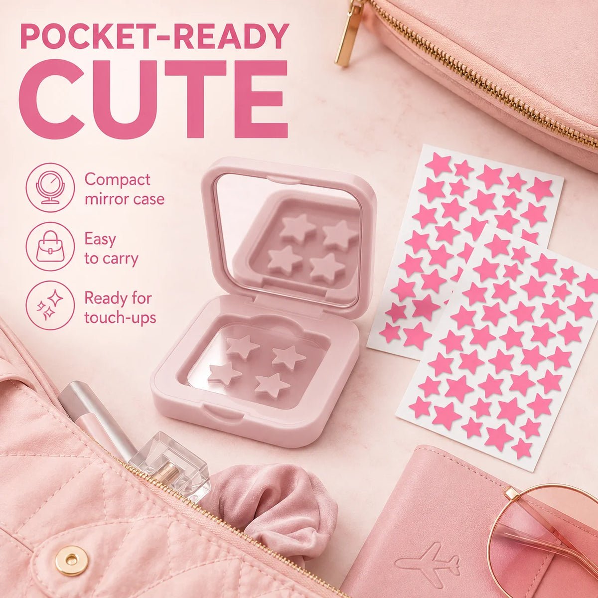 140pcs Pink Pimple patch