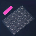 96pcs Almond Press On Nails. Nude & Pink
